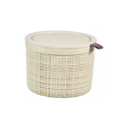 Curver Jute Kerek Tárolódoboz+Tető 2 L 01903 