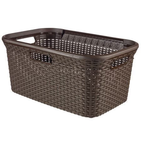 Curver Rattan Hatású Ruháskosár 45 L