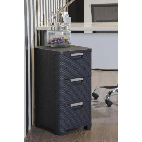 Curver Fiókos Tároló 3 Fiókkal 3X14 L 06604 