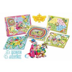 Társasjáték Mix 4 játék egyben