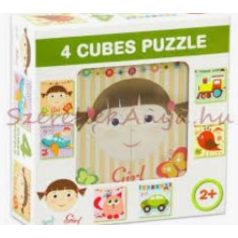 Mesekocka Puzzle Mix 4 Db-os