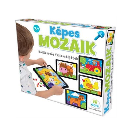 Képes Mozaik Beillesztős Fejlesztőjáték