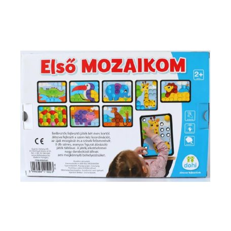 Képes Mozaik Beillesztős Fejlesztőjáték