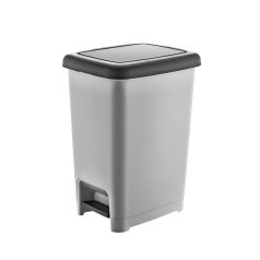 Pedálos Szemetes 10 L Slim 01041