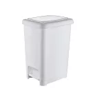 Pedálos Szemetes 10 L Slim 01041