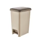 Pedálos Szemetes 10 L Slim 01041