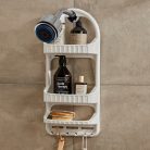 Fürdőszobai Polc 27X12X62 Cm 