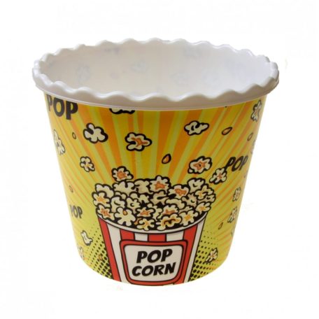 Popcorn Kosár Kerek Műanyag 2,2 L 00750
