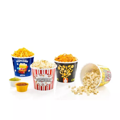 Popcorn Kosár Kerek Műanyag 2,2 L 00750