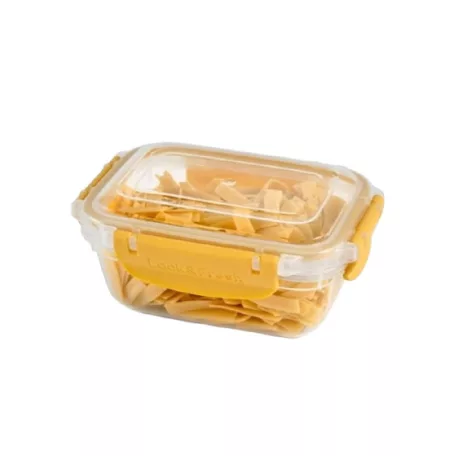 Ételtároló Szögletes Patentzáras 400 ML  30811