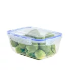 Ételtároló Szögletes Patentzáras 2300 ML - 30114