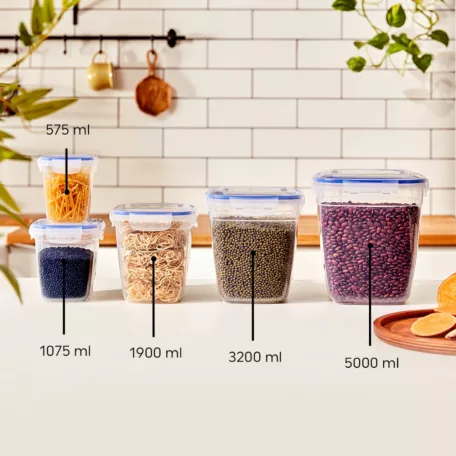 Ételtároló Kocka Patentzáras 575 ML - 30321