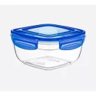 Ételtartó Kocka Patentzáras 900 ML - 30203