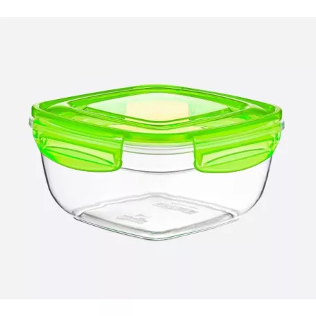 Ételtartó Kocka Patentzáras 900 ML - 30203