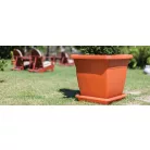 Serinova Virágláda+Alátét 40x40x36 cm Villa 