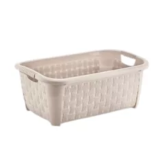Ruháskosár Rattan Hatású 20 L Poly Time E-296