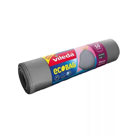 Zárószalagos Szemeteszsák 50 L Vileda