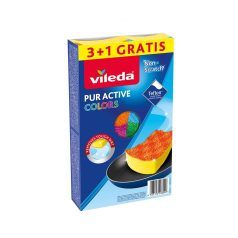 Vileda Color Pur Active Mosogatószivacs 3+1 Db