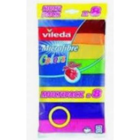 Vileda Color 8 Színű Mikroszálas Törlőkendő