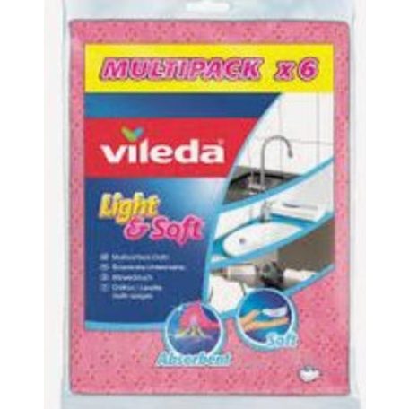 Vileda Light& Soft Eldobható Törlőkendő 6 Db