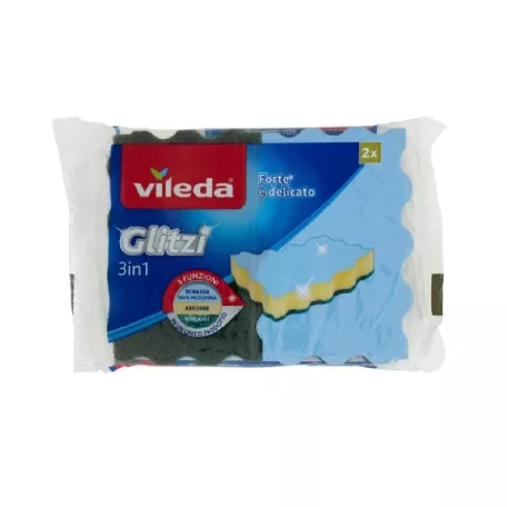 Vileda Glitzi Konyhai Súrolószivacs 3in1 2 db 