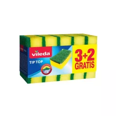 Vileda Tip-Top Mosogatószivacs 3+2 Db