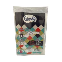 Glossy Simítózáras Tasak 20Db