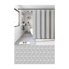 Peva Zuhanyfüggöny Chevron 240 x 200 cm