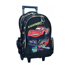 Disney Verdák Lightning gurulós iskolatáska, táska 46 cm