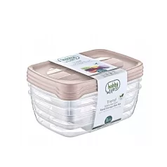 Ételtartó Doboz Szett 3x1,2 l Trend 02 1016 