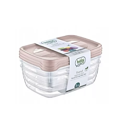 Ételtartó Doboz Szett 3x1,2 l Trend 02 1016 