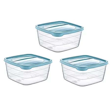 Ételtartó Doboz Szett 3x2,5 l Square Trend 02 1041