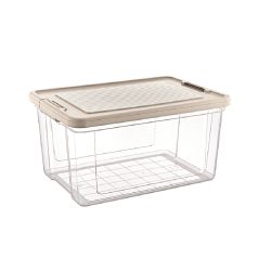   Műanyag Tároló Doboz Pattintózáras tetővel 30 L Infinity 02 1296