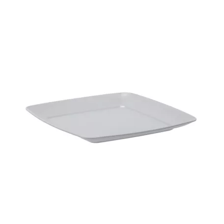Műanyag Szögletes Lapos Tányér 23,5 cm  03 1291