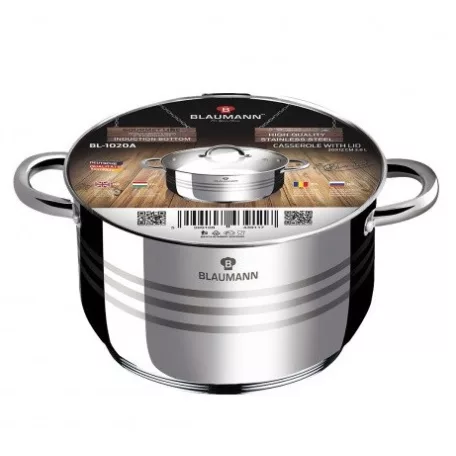 Blaumann Gourmet Line Lábas Rozsdamentes 3,8 L BL-1020A