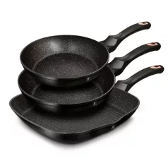 Berlinger Haus Serpenyő Szett 3 Részes BH-6156 Black Rose