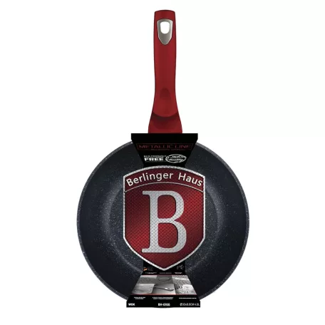 Berlinger Haus Wok Serpenyő 30 Cm BH-6166 Burgundy