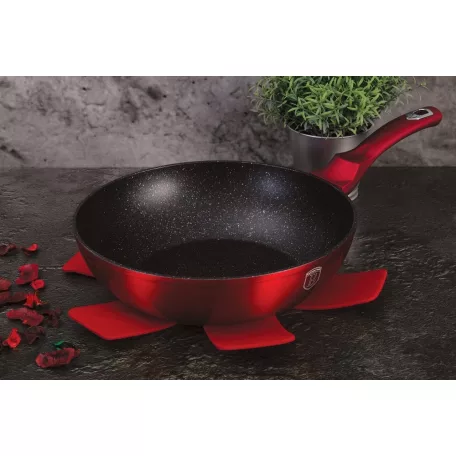 Berlinger Haus Wok Serpenyő 30 Cm BH-6166 Burgundy