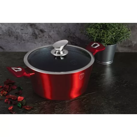 Berlinger Haus Lábas+Fedő 30 Cm BH-6192 Burgundy