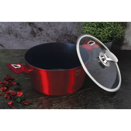 Berlinger Haus Lábas+Fedő 30 Cm BH-6192 Burgundy