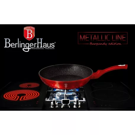 Berlinger Haus Serpenyő Szett 3 Részes BH-1289 Burgundy