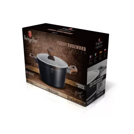 Berlinger Haus Lábas+Fedő 20 Cm BH-1716 Ebony Rose