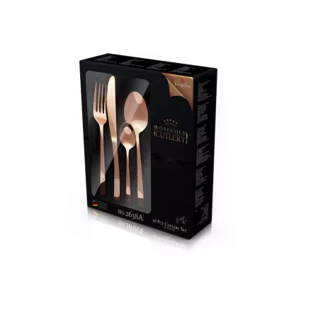 Berlinger Haus Evőeszköz Készlet 16 Db-os BH-2638A Rose Gold