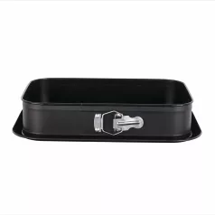 Berlinger Haus Szögletes Tortaforma 39 Cm Royal Black