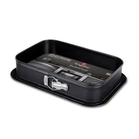 Berlinger Haus Szögletes Tortaforma 39 Cm Royal Black