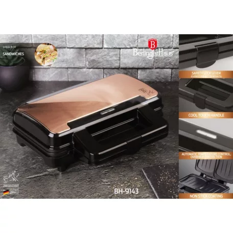 Berlinger Haus Elektromos Grillsütő BH-9143 Rose Gold
