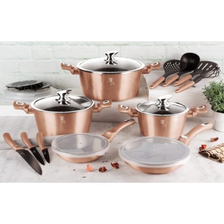 Berlinger Haus Serpenyő Levehető Nyéllel 28 Cm BH-1949 Rose Gold