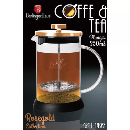 Berlinger Haus Kávé és Teafőző 350 ml BH-1493 Rose Gold