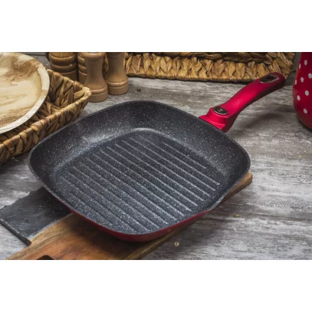 Berlinger Haus Grill Serpenyő 28 Cm BH-1947 Burgundy