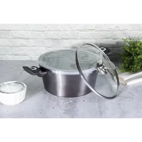 Berlinger Haus Lábas+Fedő 24 cm BH-6893 Carbon Pro